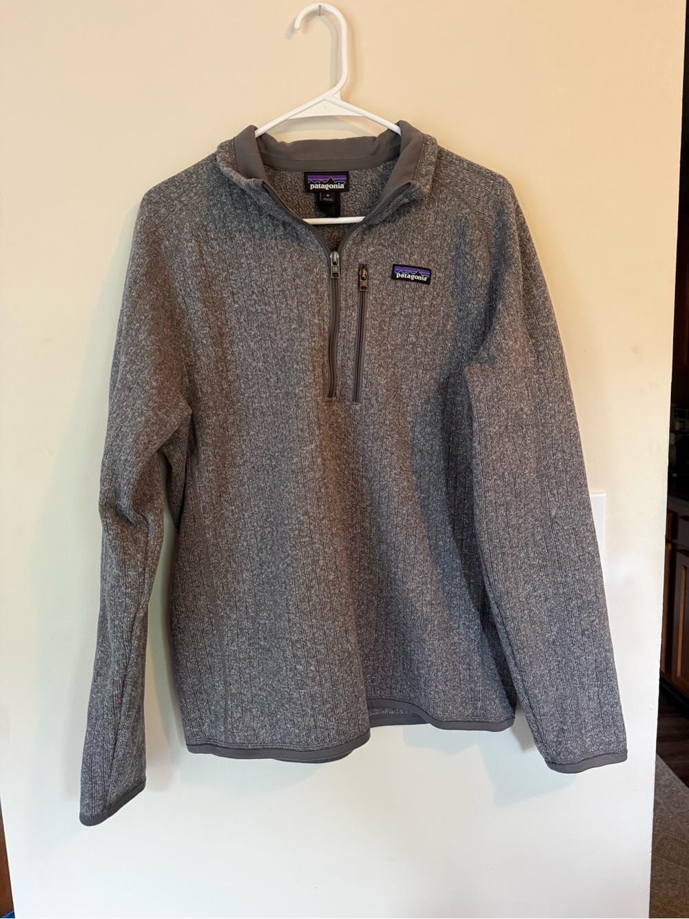 Men’s Patagonia Gray Full-Zip Fleece Jacket
